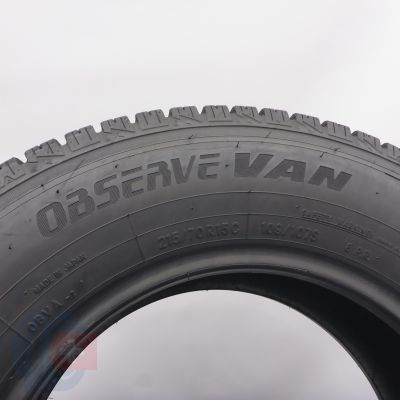 6. Opony 215/70 R15C 4x TOYO 109/107S Observe Van Zimowe 2019 9,2-10,2mm 