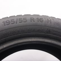 6. Opony 195/55 R16 4x CONTINENTAL 87H WinterContact TS 870 Zimowe 2022  7,8mm