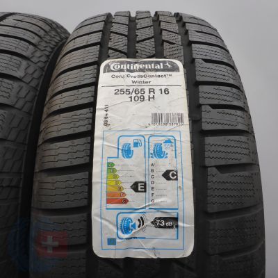 2. Opony 255/65 R16 2x CONTINENTAL 109H ContiCrossContact Winter Zimowe 2019 Nieużywane