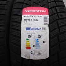 3. Opony 245/40 R18 2x VREDESTEIN 97W XL Wintrac Pro Zimowe 2022 Jak Nowe NIEUŻYWANE