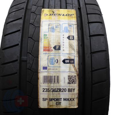 2. 4 x DUNLOP 235/30 ZR20 88Y XL SP Sport Maxx GT Lato 2017 Jak Nowe