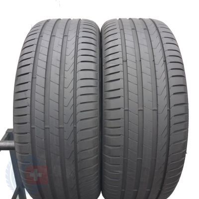 3. Opony 225/55 R17 4x PIRELLI 97W Cinturato P7 BMW Letnie 2021, 2024 6-6,2mm
