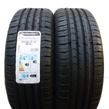 2 x CONTINENTAL 215/65 R15 96H ContiPremiumContact 5 Lato 2016 Nieużywane