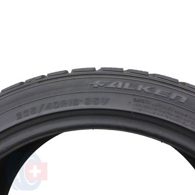 4. 2 x FALKEN 235/40 R18 95V XL EuroWinter HS439 Zima 2011 5-6mm