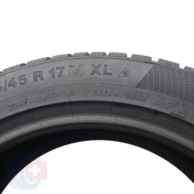 6. 4 x CONTINENTAL 235/45 R17 97V XL WinterContact TS850P Zima 2018 Jak Nowe