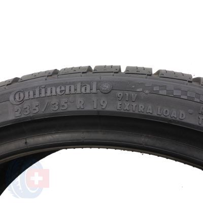 6. 4 x CONTINENTAL 235/35 R19 91V XL M0 ContiWinterContact TS810S Zima 2017 6,8-8mm