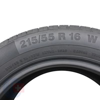 3. 1 x CONTINENTAL 215/55 R16 97W XL ContiPremiumContact 6 Lato 2014 6,8mm