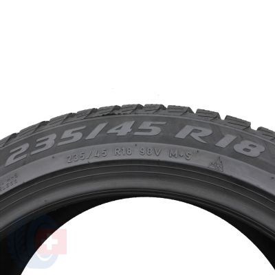 3. 1 x PIRELLI 235/45 R18 98V Sottozero 3 Winter T0 PNCS Zima 2021 Jak Nowa 7mm 