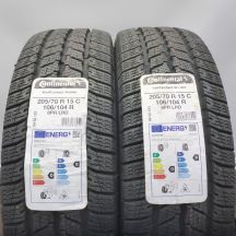 3. Opony 205/70 R15C 4x CONTINENTAL 106/104R VanContact Winter Zimowe 2022 