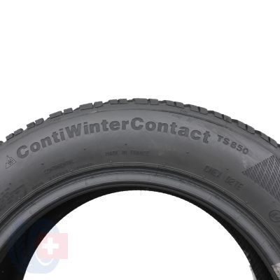 6. 4 x CONTINENTAL 175/65 R14 82T ContiWinterContact TS850 Zima 2015 6.8-7mm