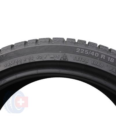 5. 2 x CONTINENTAL 225/40 R18 92V XL ContiWinterContact TS830P A0 Zima 2014 7,2mm