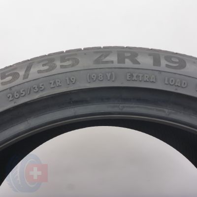 5. Opony 265/35 R19 2x CONTINENTAL 98Y XL MO SportContact6 Letnie 2017, 2018 Nieużywane