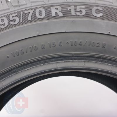 5. Opony 195/70 R15C 2x SPORTIVA 104/102R Van Snow 2 Zimowe 2018 Jak Nowe 9mm