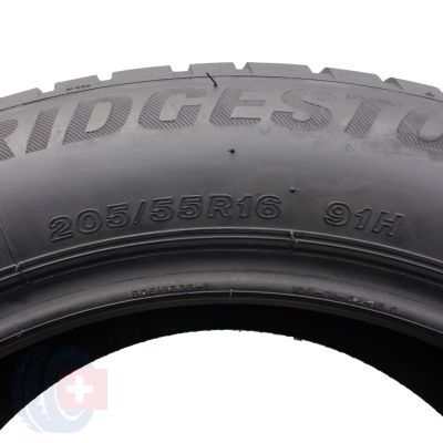 4. 2 x BRIDGESTONE 205/55 R16 91H Blizzak Lm001 RUN FLAT BMW Zima 2019 6,8mm