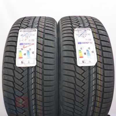 5. Opony 265/40 R22 4x CONTINENTAL 106V XL WinterContact TS850P SUV Zimowe 2022 Jak Nowe Nieużywane