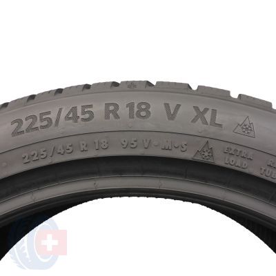 8. 4 x CONTINENTAL 225/45 R18 95V XL WinterContact TS870P Zima 2021/22 7,5-7,8mm