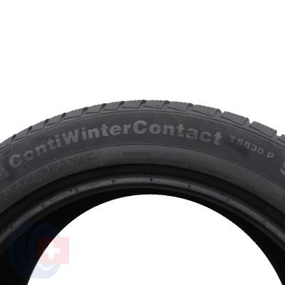 7. 4 x CONTINENTAL 255/50 R19 107V XL ContiWinterContact TS830P BMW RunFlat Zima 2017 6-6,5mm