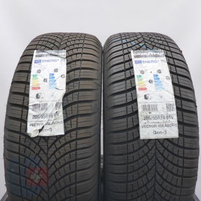 Opony 205/55 R16 2x GOODYEAR 91V Vector 4Seasons Gen-3 Wielosezonowe 2021  Opony 205/55 R16 2x GOODYEAR 91V Vector 4Seasons Gen-3 Wielosezonowe 2021