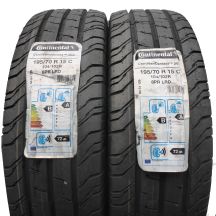 Opony 195/70 R15C 2x CONTINENTAL 104/102R ContiVanContact 200 Letnie 2018 Jak Nowe Nieużywane