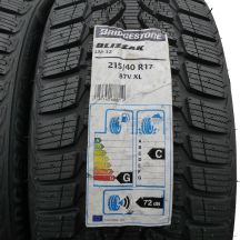 3. 2 x BRIDGESTONE 215/40 R17 87V XL Blizzak LM-32 Zima 2017 Jak Nowe