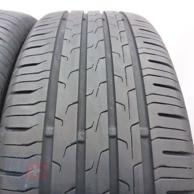 3. Opony 215/60 R17 2x CONTINENTAL 96H EcoContact 6 Letnie 2020, 2021 5,8-6mm