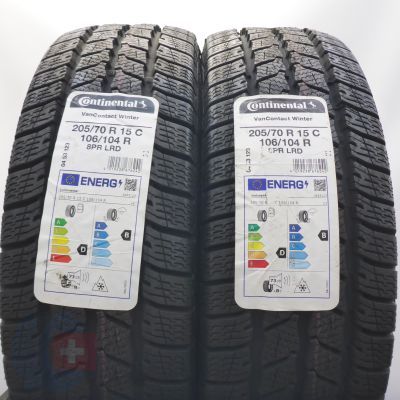4. Opony 205/70 R15C 4x CONTINENTAL 106/104R VanContact Winter Zimowe 2021/22