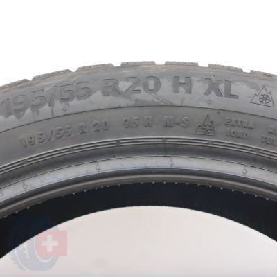 8.  Opony 195/55 R20 4x CONTINENTAL 95H XL WinterContact TS 870 P Zimowe 2024 Jak Nowe