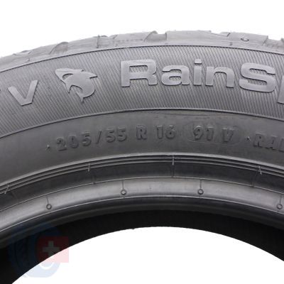 6. Opony 205/55 R16 2x UNIROYAL 91V Rain Sport 3 Letnia 2019 Jak Nowe