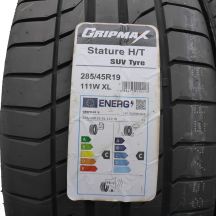 2. Opony 285/45 R19 4x GRIPMAX 111W XL Stature H/T Letnie 2020 Jak Nowe Nieużywane