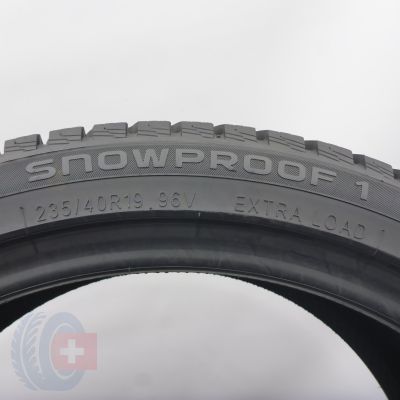 7. Opony 235/40 R19 4x NOKIAN 96V XL Snowproof 1 Zimowe 2023 7,8mm