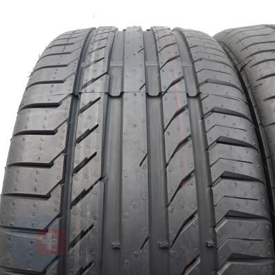 2. Opony 225/45 R17 2x CONTINENTAL 91W ContiSportContact 5 Letnie RunFlat BMW 2020 Jak Nowe Nieużywane