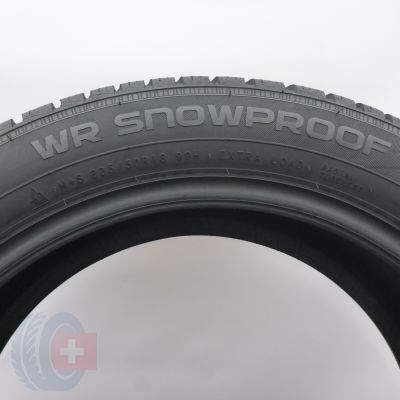 6. Opony 225/50 R18 4x NOKIAN 99H XL WR Snowproof Zimowe 2022 6,8-7,2mm