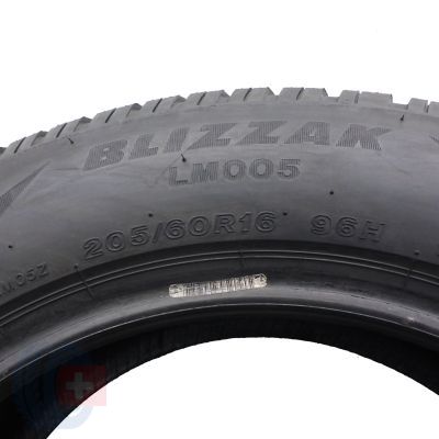 6. Opony 205/60 R16 4x BRIDGESTONE 96H XL Blizzak LM005 Zimowe 2021 7,5-8mm