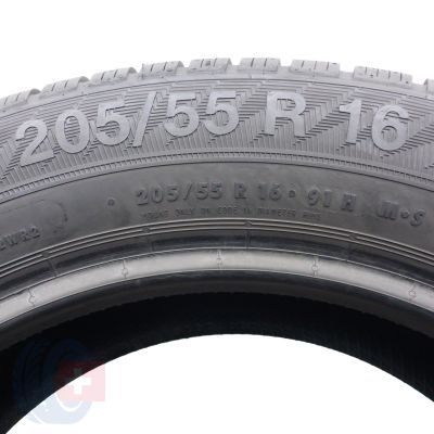 3. Opona 205/55 R16 1x GISLAVED 91H Euro Frost 6 zimowa 8,5mm 2023 Jak Nowa