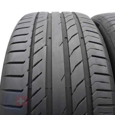 2. 2 x CONTINENTAL 235/50 R17 96W ContiSportContact 5 Lato 2020 6mm