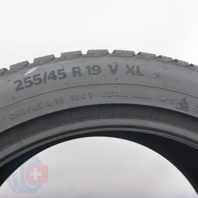 6. Opony 255/45 R19 2x CONTINENTAL 104V XL WinterContact TS860S T0 Silent Zimowe 2022 6,2mm