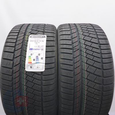 Opony 285/40 R19 2x CONTINENTAL 107V XL ContiWinterContact TS830P BMW Zimowe 2023 Nieużywane