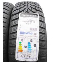 3. Opony 185/60 R15 2x CONTINENTAL 84T WinterContact TS870 Zimowe 2022 Jak Nowe