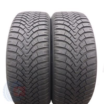 Opony 205/55 R17 2x FALKEN 95V XL EuroWinter HS01 Zimowe 2019 Jak Nowe 7-7,5mm