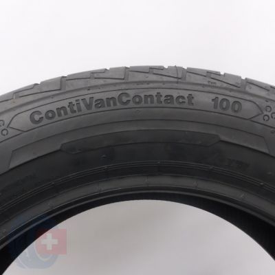6. Opony 195/60 R16C 4x CONTINENTAL 99/97H ContiVanContact 100 Letnie 2019 Jak Nowe 