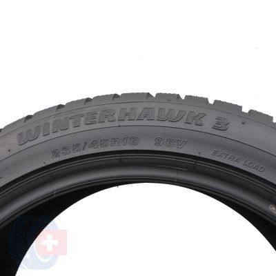 5. 4 x FIRESTONE 235/45 R18 98V XL Winterhawk 3 Zima 2019 6,2-7mm