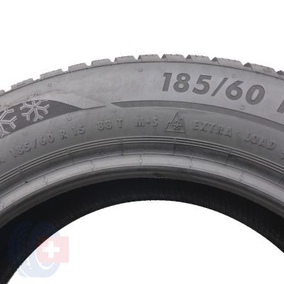 4. 2 x ESA TECAR 185/60 R15 88T Supergrip PRO Zima 2019 Jak Nowe 7,8mm