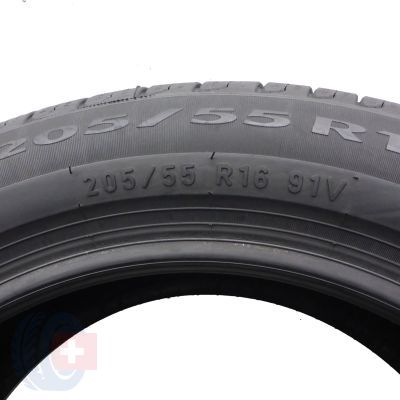 6. Opony 205/55 R16 2x PIRELLI 91V Cinturato P7 Blue Letnie 2018 Nieużywane  