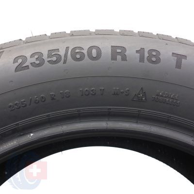 6. Opony 235/60 R18 2x CONTINENTAL 103T WinterContact TS 850 P SEAL Zimowe 2022 8mm Jak Nowe