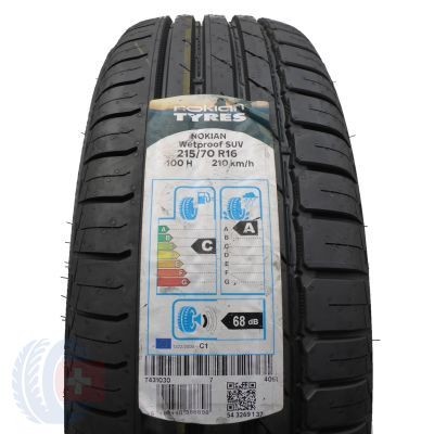 1 x NOKIAN 215/70 R16 100H WetProof SUV Lato 2019 Jak Nowa