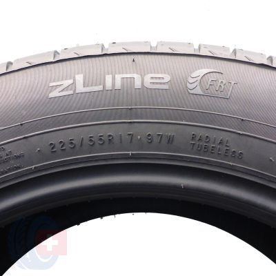 5. Opony 225/55 R17 4x NOKIAN 97W zLine RunFlat Letnie 2015, 2017 Nieużywane 