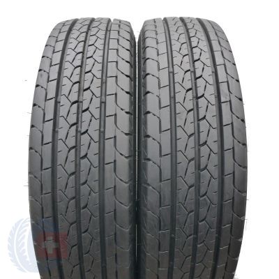 2 x BRIDGESTONE 195/75 R16C 110/108R Duravis R660 Lato 2022 Jak Nowe 9-9,2mm