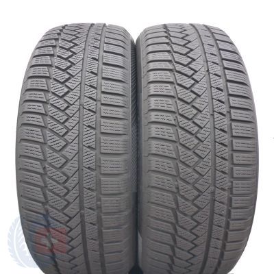 2 x CONTINENTAL 215/55 R18 99V XL WinterContact TS850P Zima 6,8mm 2021 Jak Nowe