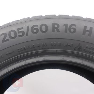 5. Opony 205/60 R16 2x CONTINENTAL 92H WinterContact TS870P Zimowe 2024 8,8mm