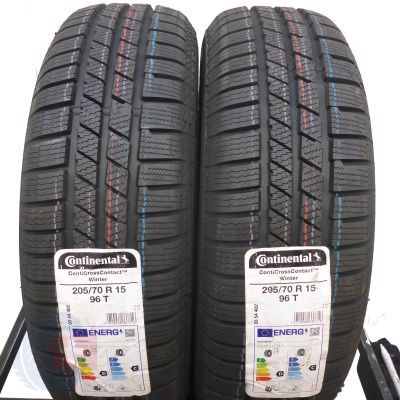 4. 4 x CONTINENTAL 205/70 R15 96T ContiCrossContact Winter Zima 2022 Jak Nowe NIEUŻYWANE